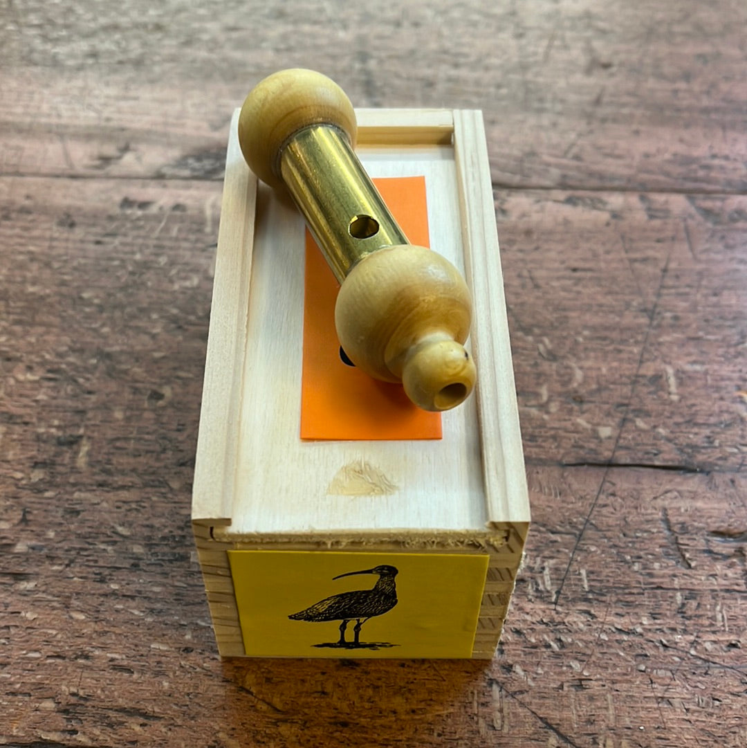 Richiamo Chiurlo in legno e ottone