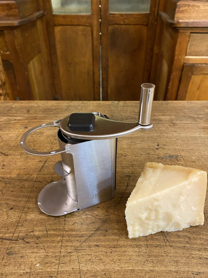 Stainless steel crank grater