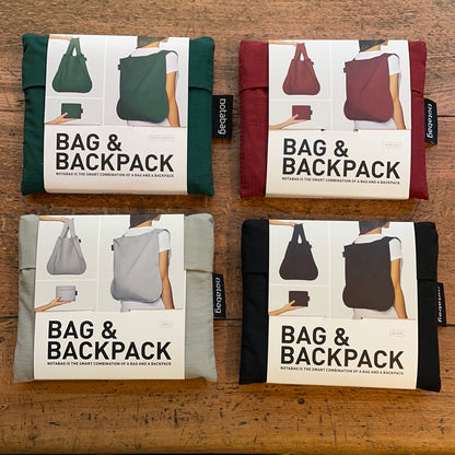Notabag, borsa e zaino 2 in 1