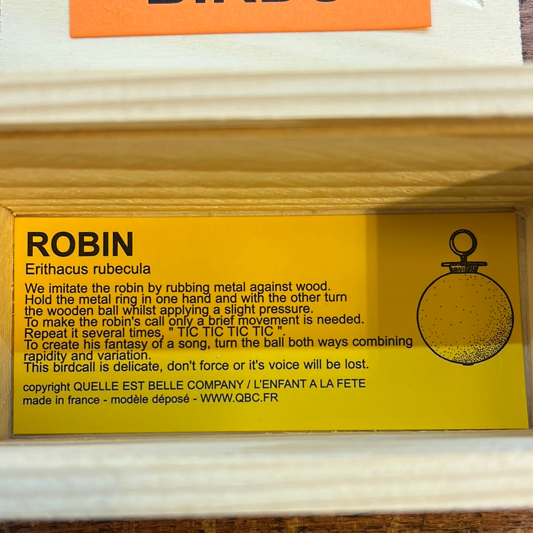 Wooden Robin decoy