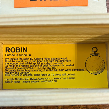 Wooden Robin decoy