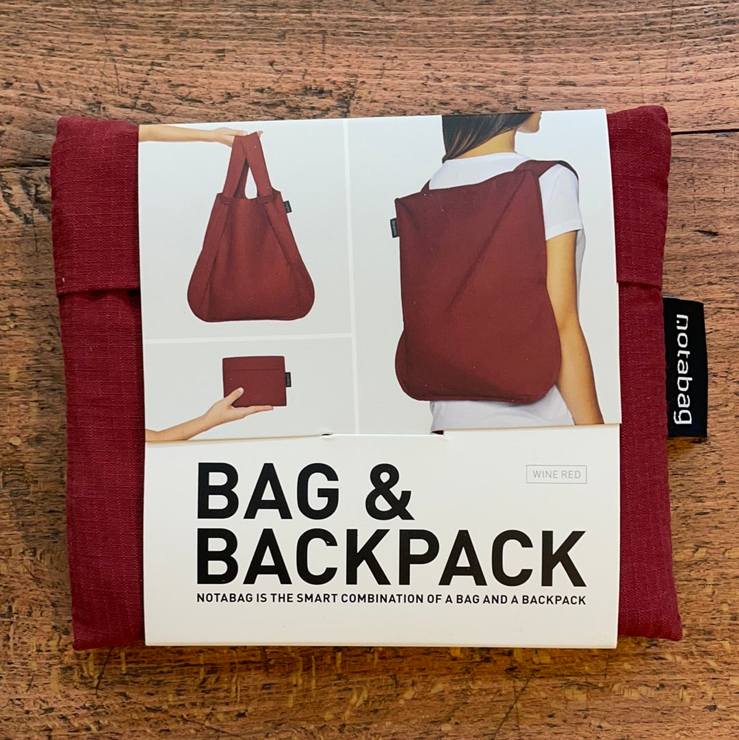 Notabag, borsa e zaino 2 in 1