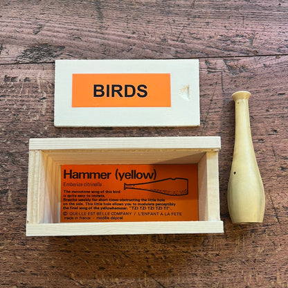 Blackhammer wooden decoy