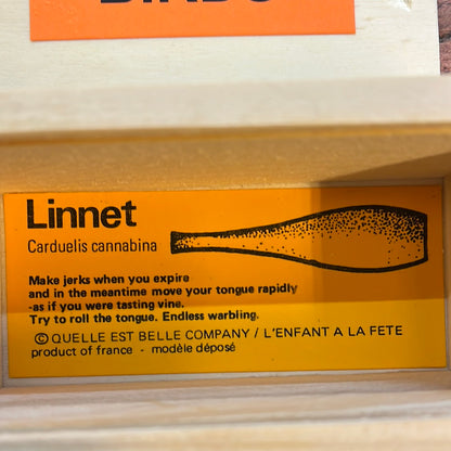 Recall for wooden linnet