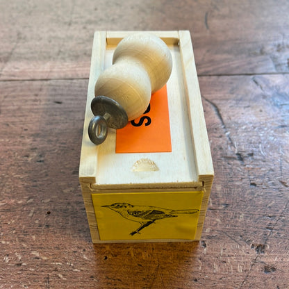 Wooden Nightingale decoy