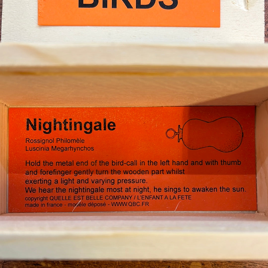 Wooden Nightingale decoy