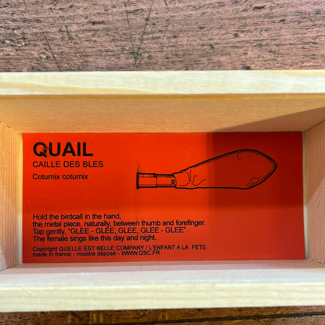 Quail call