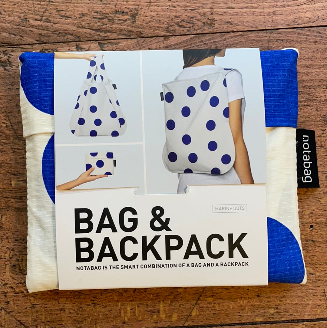 Notabag, borsa e zaino 2 in 1