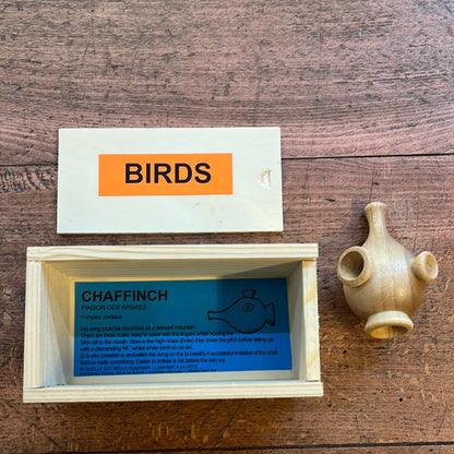 Richiamo per Fringuello in legno