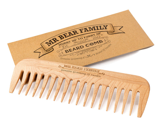 Pettine barba in legno